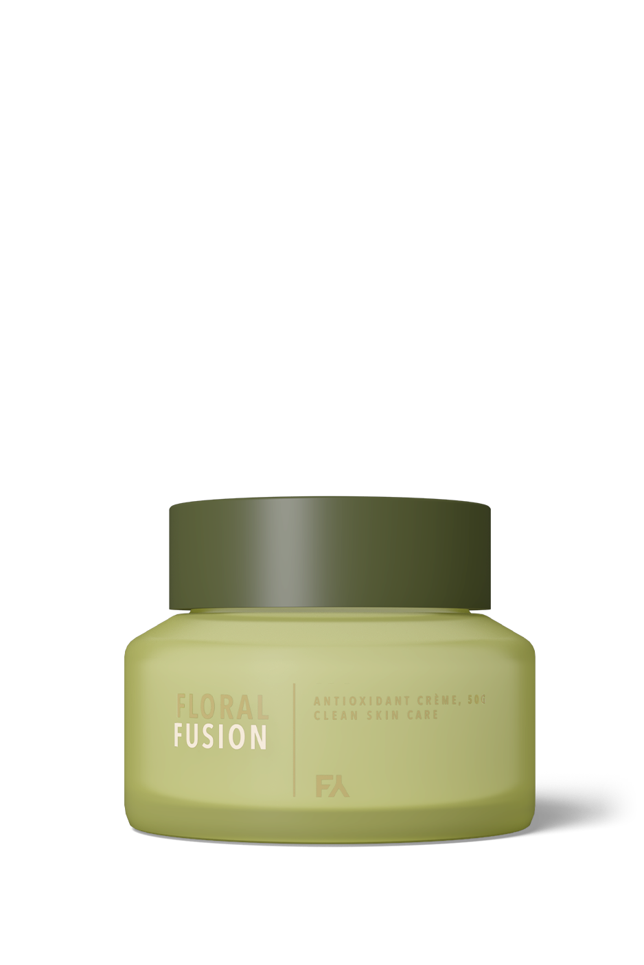 Product picture of the Floral Fusion Antioxidant Cream by Fields of Yarrow on transparent background