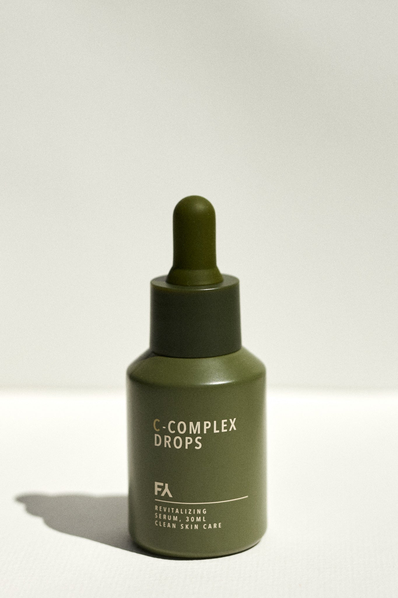 Still life picture of the Super C-Complex Drops Revitalizing Serum by Fields of Yarrow
